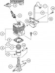 Hikoki Hts-2530Pf Single-Sided Blades,Hedge Trimmer Hts-2530Pf (Usa) Spare Parts