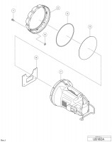 Hikoki Ub18Da Cordless Search Light Ub 18Da Spare Parts