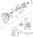 HITACHI ENGINE BRUSH CUTTER CG47EY SPARE PARTS