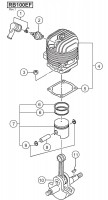 HITACHI ENGINE BLOWER RB100EF SPARE PARTS