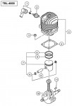 HITACHI ENGINE BLOWER TBL-4600 SPARE PARTS