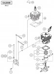 HITACHI ENGINE AUGER DA200E SPARE PARTS