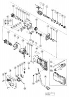 HITACHI IMPACT DRILL DV 21V SPARE PARTS