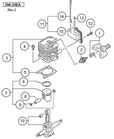 HITACHI ENGINE DRILL DW 25EA SPARE PARTS