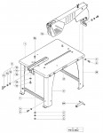 HITACHI CIRCULAR SAW BENCH STAND PS15-BS2 SPARE PARTS