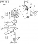 HITACHI ENGINE PUMP TCP-25B SPARE PARTS