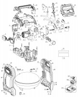 DeWalt DCC1018T1 Compressor TYPE 1 Spare Parts