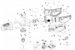 DeWalt DCD444N Right Angle Drill TYPE 1 Spare Parts