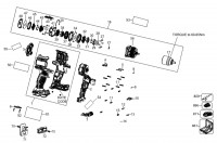 DeWalt DCD800P2T Drill / Driver TYPE 1 Spare Parts
