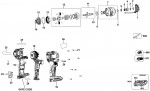 DeWalt DCF809D2T Impact Driver TYPE 2 Spare Parts