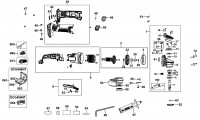 DeWalt DCG406P2LRT Small Angle Grinder TYPE 1 Spare Parts
