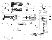 DeWalt DCG409VSN Angle Grinder TYPE 1 Spare Parts