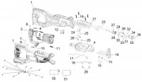DeWalt DCS382N Reciprocating Saw TYPE 1 Spare Parts