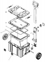DeWalt DWST83281- Travel Cooler / Freezer TYPE 1 Spare Parts