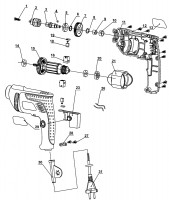 DIY ** BLACK & DECKER HAMMER DRILL - BD142 - 240 V - 500 Watt