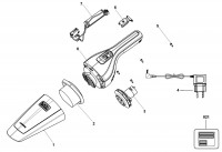 BLACK & DECKER NVB115JM DUSTBUSTER (TYPE 1) Spare Parts