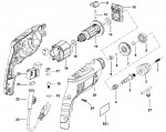 BLACK & DECKER TB550 DRILL (TYPE 1) Spare Parts