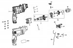 BLACK & DECKER TP550 HAMMER DRILL (TYPE 1) Spare Parts