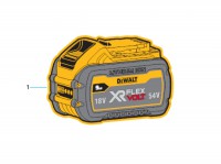 DeWalt DCB547G-XJ Battery TYPE 1 Spare Parts