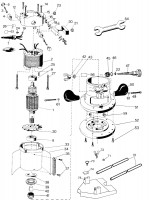 DeWalt DW61 Traverse Control TYPE 1 Spare Parts