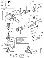 DEWALT DW824 SMALL ANGLE GRINDER (TYPE 8) Spare Parts