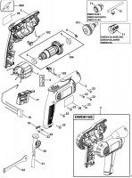 DEWALT DWD012 DRILL (TYPE 2) Spare Parts