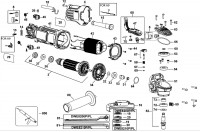 DEWALT DWE8200PL ANGLE GRINDER (TYPE 1) Spare Parts