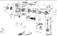 DEWALT DWE8300S SMALL ANGLE GRINDER (TYPE 3) Spare Parts