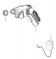 BLACK & DECKER BDCS20 SCREWDRIVER (TYPE 1) Spare Parts