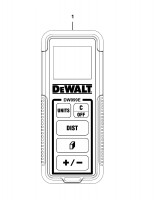 DeWalt DW099E Laser Distance Meter TYPE 1 Spare Parts