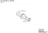 Bosch 0 600 800 023 Ahw 5/8 Tap Connection Piece Spare Parts