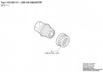 Bosch 0 600 802 007 Ask 5/8 Aquastop Hose Coupling Spare Parts