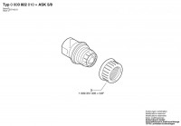 Bosch 0 600 802 010 Ask 5/8 Hose Coupling Spare Parts