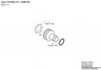 Bosch 0 600 802 023 Ahw 5/8 Tap Connection Piece Spare Parts