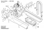 Bosch 0 600 860 003 Avs 1000 Garden Blower / Vacuum 230 V / Eu Spare Parts