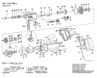 Bosch 0 601 102 001 Ub2J75 Ub2/75 Drill 230 V / Eu Spare Parts