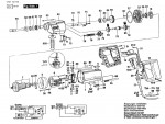 Bosch 0 601 102 910 Ub2J75 Ub 2/75 Drill 230 V / Eu Spare Parts