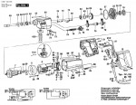 Bosch 0 601 102 915 Ub2J75 Ub 2/75 Drill 230 V / Eu Spare Parts