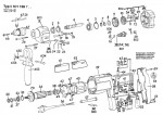 Bosch 0 601 159 703 Electronic R/L Drill 220 V / Eu Spare Parts