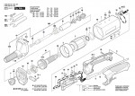 Bosch 0 602 207 401 Hgs 65/32 Straight Grinders Spare Parts