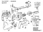 Bosch 0 603 167 703 Csb 500 Re / Csb 5-13 Re Percussion Drill 220 V / Eu Spare Parts