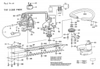 Bosch 0 603 232 203 P 80 / P 80 K Hedge Trimmer 220 V / Eu Spare Parts