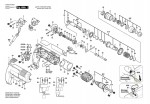 Bosch 0 603 245 038 Pbh 16-2 Rotary Hammer 100 V Spare Parts