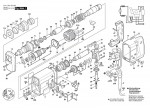 Bosch 0 611 205 103 Ubh 4/26 Rotary Hammer 220 V / Eu Spare Parts