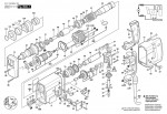Bosch 0 611 205 703 Ubh 4/26 Dse Rotary Hammer 220 V / Eu Spare Parts