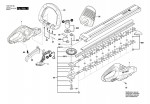 Bosch 3 600 H49 F50 Ahs 50-20 Li Hedge Trimmer 18 V Spare Parts