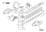 Bosch 3 600 H49 FB0 Ahs 50-20 Li Hedge Trimmer 18 V Spare Parts