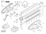 Bosch 3 600 H49 M00 Easyhedgecut 18V-52-13 Hedge Trimmer 18 V / Eu Spare Parts