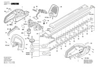 Bosch 3 600 H4A 301 Universalhedgecut 36V-55-24 Hedge Trimmer 36 V / Eu Spare Parts