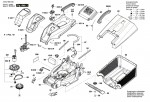 Bosch 3 600 HB9 D02 Easymower 18V-32-150 Lawnmower 18 V / Eu Spare Parts